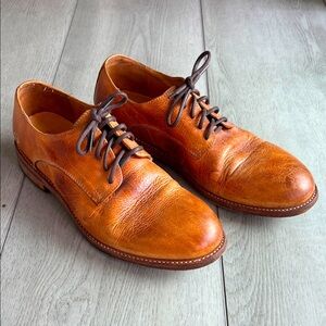 BED|STU Burnished Brown Leather Oxfords